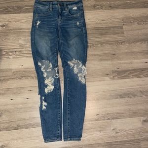 American Eagle Jegging (next level stretch), size 2, Medium Wash
